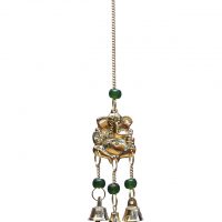 Hanging Ganesh Brass Bells-0