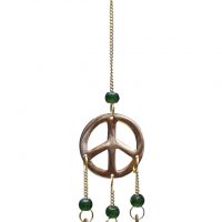 Hanging Peace Brass Bells-0